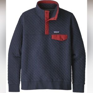 Patagonia Organic Cotton Quilt Snap-T Pullover EUC